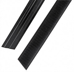 Rubbermaid - 35" Long x 1.1" Wide Microfiber Hook & Loop Replacement Set - Black, Hook & Loop - Americas Tooling