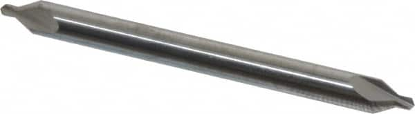 Hertel - #1 Plain Cut 60° Incl Angle Solid Carbide Combo Drill & Countersink - Americas Tooling