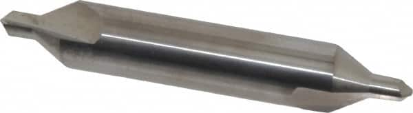 Hertel - #6 Plain Cut 60° Incl Angle Solid Carbide Combo Drill & Countersink - Americas Tooling