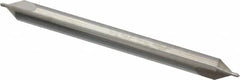 Hertel - #0 Plain Cut 60° Incl Angle Solid Carbide Combo Drill & Countersink - Americas Tooling