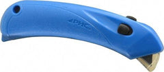 PHC - Springback Safety Cutter - 1/4" Blade, Blue Plastic Handle, 1 Blade Included - Americas Tooling