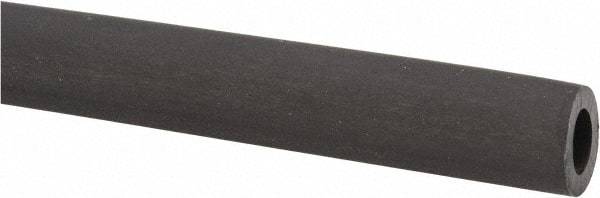 Made in USA - 3/16" ID x 5/16" OD, 1/16" Wall Thickness, Cut to Length (50' Standard Length) TPE Tube - Black, 64 Shore A Hardness - Americas Tooling