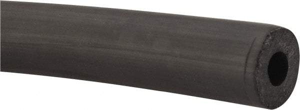 Made in USA - 1/4" ID x 5/8" OD, 3/16" Wall Thickness, Cut to Length (50' Standard Length) TPE Tube - Black, 64 Shore A Hardness - Americas Tooling