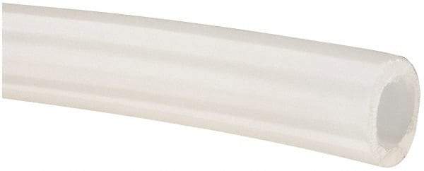 Made in USA - 5/16" ID x 1/2" OD, 3/32" Wall Thickness, Cut to Length (100' Standard Length) LLDPE Tube - Natural, 249 Max psi, 44 Shore D Hardness - Americas Tooling