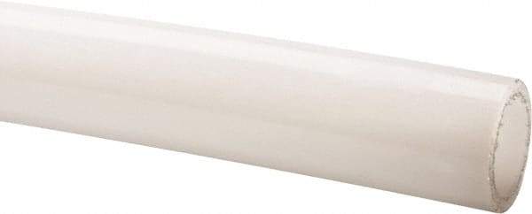 Made in USA - 3/4" ID x 1" OD, 1/8" Wall Thickness, Cut to Length (100' Standard Length) LLDPE Tube - Natural, 154 Max psi, 44 Shore D Hardness - Americas Tooling