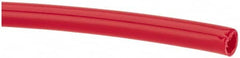 Made in USA - 11/64" ID x 1/4" OD, 0.04" Wall Thickness, Cut to Length (100' Standard Length) LLDPE Tube - Red, 205 Max psi, 44 Shore D Hardness - Americas Tooling