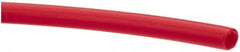 Made in USA - 1/4" ID x 3/8" OD, 1/16" Wall Thickness, Cut to Length (100' Standard Length) LLDPE Tube - Red, 214 Max psi, 44 Shore D Hardness - Americas Tooling