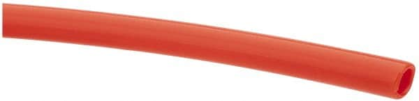 Made in USA - 1/4" ID x 3/8" OD, 1/16" Wall Thickness, Cut to Length (100' Standard Length) LLDPE Tube - Orange, 214 Max psi, 44 Shore D Hardness - Americas Tooling