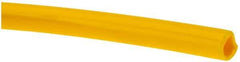 Made in USA - 11/64" ID x 1/4" OD, 0.04" Wall Thickness, Cut to Length (100' Standard Length) LLDPE Tube - Yellow, 205 Max psi, 44 Shore D Hardness - Americas Tooling