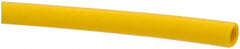 Made in USA - 1/4" ID x 3/8" OD, 1/16" Wall Thickness, Cut to Length (100' Standard Length) LLDPE Tube - Yellow, 214 Max psi, 44 Shore D Hardness - Americas Tooling