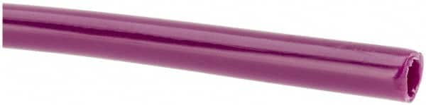 Made in USA - 11/64" ID x 1/4" OD, 0.04" Wall Thickness, Cut to Length (100' Standard Length) LLDPE Tube - Purple, 205 Max psi, 44 Shore D Hardness - Americas Tooling