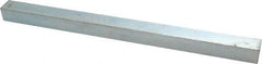 Made in USA - 12" Long x 3/4" High x 3/4" Wide, Zinc-Plated Undersized Key Stock - C1018 Steel - Americas Tooling