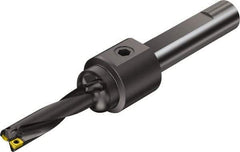 Sandvik Coromant - 2.874" Max Drill Depth, 4xD, 0.687" Diam, Indexable Insert Drill - 2 Inserts, 1" Shank Diam, Flange Shank - Americas Tooling