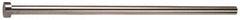 Gibraltar - 3.2mm Pin Diam, 6mm Head Diam x 3mm Head Height, 400mm OAL, Straight Ejector Pin - Steel, 397mm Pin Length - Americas Tooling