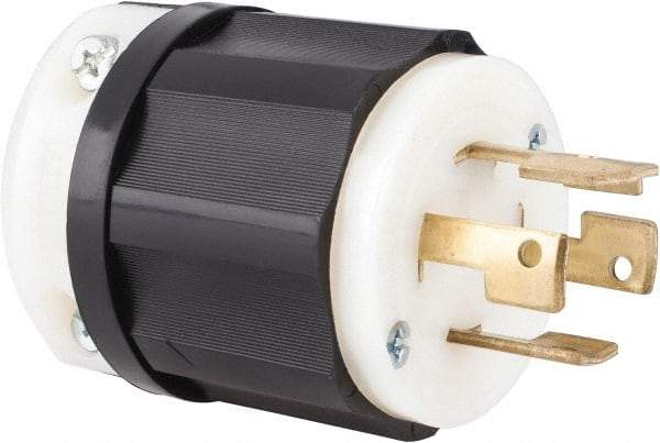 Leviton - 250 VAC, 30 Amp, NonNEMA Configuration, Industrial Grade, Self Grounding Plug - 3 Phase, 3 Poles, 0.595 to 1.15 Inch Cord Diameter - Americas Tooling