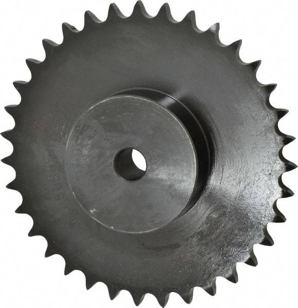 Browning - 35 Teeth, 5/8" Chain Pitch, Chain Size 50, Min Plain Bore Sprocket - 3/4" Bore Diam, 6.972" Pitch Diam, 7.32" Outside Diam - Americas Tooling