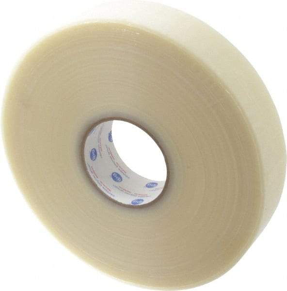 Intertape - 2" x 1,000 Yd Clear Rubber Adhesive Sealing Tape - Polypropylene Film Backing, 1.95 mil Thick, 22 Lb Tensile Strength, Series 7100 - Americas Tooling