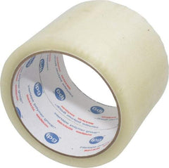 Intertape - 3" x 55 Yd Clear Rubber Adhesive Sealing Tape - Polypropylene Film Backing, 1.85 mil Thick, 27 Lb Tensile Strength, Series 7100 - Americas Tooling