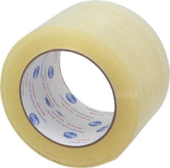 Intertape - 3" x 110 Yd Clear Acrylic Adhesive Sealing Tape - Polypropylene Film Backing, 2.1 mil Thick, 27 Lb Tensile Strength, Series 400 - Americas Tooling