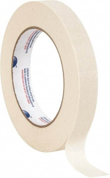 Intertape - 3/4" Wide x 60 Yd Long Tan Paper Masking Tape - Series 513, 5 mil Thick, 19 In/Lb Tensile Strength - Americas Tooling