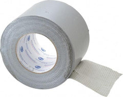 Intertape - 4" x 55m Silver Duct Tape - 9 mil, Rubber Adhesive, Polyethylene Cloth Backing, 18 Lb/ln Tensile Strength, 32°F to 160°F, Series AC20 - Americas Tooling