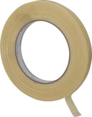 Intertape - 1/2" x 60 Yd Natural (Color) Rubber Adhesive Packaging Tape - Polyester Film Backing, 5.6 mil Thick, 175 Lb Tensile Strength, Series RG15 - Americas Tooling