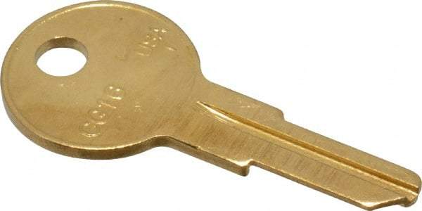 Made in USA - Chicago Key Blank - Brass - Americas Tooling