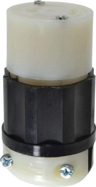 Leviton - 120/208 VAC, 20 Amp, NonNEMA Configuration, Industrial Grade, Ungrounded Connector - 3 Phase, 4 Poles, 0.385 to 0.895 Inch Cord Diameter - Americas Tooling