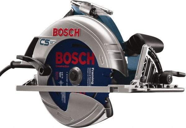 Bosch - 15 Amps, 7-1/4" Blade Diam, 5,600 RPM, Electric Circular Saw - 7-1/4" Arbor Hole, Left Blade - Americas Tooling