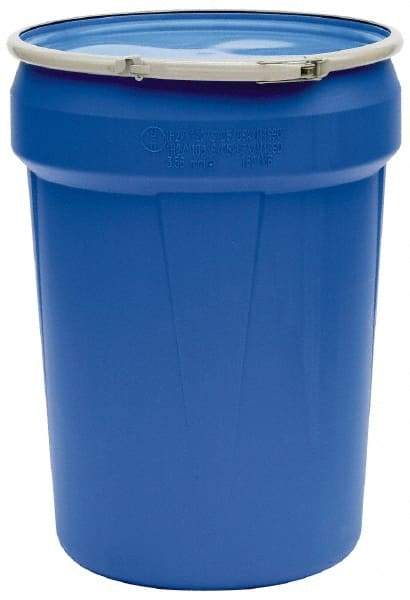 Eagle - 30 Gallon Capacity, Metal Lever Lock, Blue Lab Pack - 5 Gallon Container, Polyethylene, 396 Lb. Capacity, UN 1H2/X120/S; UN 1H2/Y180/S Listing - Americas Tooling