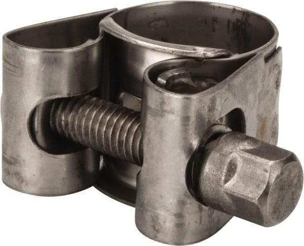 Mikalor - 3/4" Hose, 0.71" Wide x 0.04" Thick, T-Bolt Hose Clamp - 0.67 to 3/4" Diam, Stainless Steel - Americas Tooling