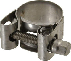 Mikalor - 15/16" Hose, 0.71" Wide x 0.04" Thick, T-Bolt Hose Clamp - 0.91 to 0.98" Diam, Stainless Steel - Americas Tooling