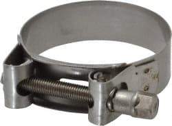 Mikalor - 2-13/32" Hose, 0.78" Wide x 0.04" Thick, T-Bolt Hose Clamp - 2.32 to 2.48" Diam, Stainless Steel - Americas Tooling