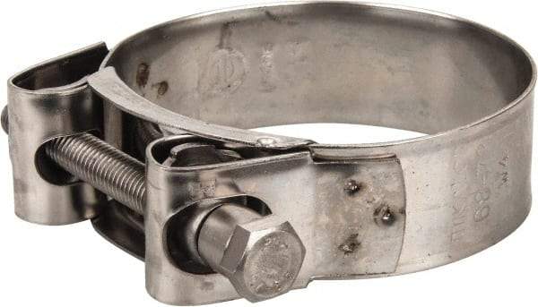 Mikalor - 2-3/4" Hose, 0.98" Wide x 0.04" Thick, T-Bolt Hose Clamp - 2.68 to 2.87" Diam, Stainless Steel - Americas Tooling