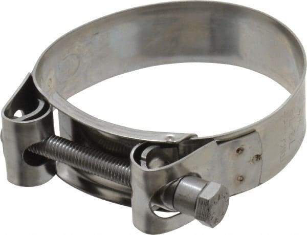 Mikalor - 3" Hose, 0.98" Wide x 0.04" Thick, T-Bolt Hose Clamp - 2.87 to 3.11" Diam, Stainless Steel - Americas Tooling