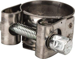 Mikalor - 1" Hose, 0.71" Wide x 0.04" Thick, T-Bolt Hose Clamp - 0.98 to 1.06" Diam, Stainless Steel Band, Housing & Zinc Plated Screw - Americas Tooling