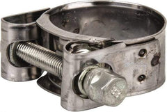 Mikalor - 1-13/32" Hose, 0.78" Wide x 0.04" Thick, T-Bolt Hose Clamp - 1.34 to 1.46" Diam, Stainless Steel Band, Housing & Zinc Plated Screw - Americas Tooling