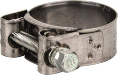 Mikalor - 1-5/8" Hose, 0.78" Wide x 0.04" Thick, T-Bolt Hose Clamp - 1.58 to 1.69" Diam, Stainless Steel Band, Housing & Zinc Plated Screw - Americas Tooling