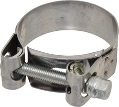 Mikalor - 2" Hose, 0.78" Wide x 0.04" Thick, T-Bolt Hose Clamp - 1.85 to 2" Diam, Stainless Steel Band, Housing & Zinc Plated Screw - Americas Tooling