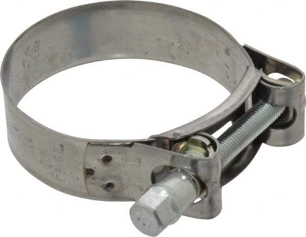 Mikalor - 2-13/32" Hose, 0.78" Wide x 0.04" Thick, T-Bolt Hose Clamp - 2.32 to 2.48" Diam, Stainless Steel Band, Housing & Zinc Plated Screw - Americas Tooling