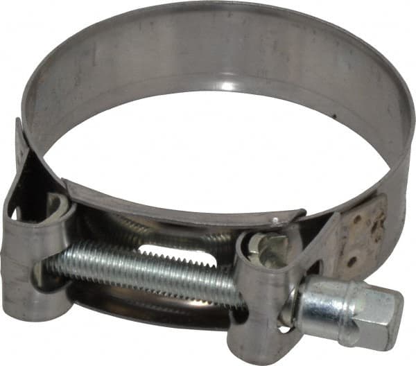 Mikalor - 2-5/8" Hose, 0.78" Wide x 0.04" Thick, T-Bolt Hose Clamp - 2.48 to 2.68" Diam, Stainless Steel Band, Housing & Zinc Plated Screw - Americas Tooling