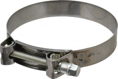 Mikalor - 5-3/4" Hose, 1.1" Wide x 0.051" Thick, T-Bolt Hose Clamp - 5.51 to 5.91" Diam, Stainless Steel Band, Housing & Zinc Plated Screw - Americas Tooling