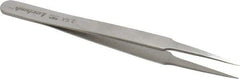 Aven - 4-3/4" OAL 2-SA Precision Tweezers - Stainless Steel, 2-SA Pattern - Americas Tooling