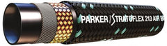 Parker - -6 Hose Size, 5/16" ID x 0.62" OD, 1,500 psi Work Pressure Hydraulic Hose - 770" Long Coil, 1-1/4" Radius, Synthetic Rubber, -50°F to 302°F - Americas Tooling