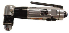 Florida Pneumatic - 3/8" Reversible Keyed Chuck - Right Angle Handle, 1,800 RPM, 6 CFM, 0.3333 hp, 90 psi - Americas Tooling