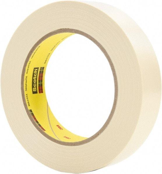 3M - 1" x 36 Yds Tan Electroplating Tape - 7.1 mil, Rubber Adhesive - Americas Tooling