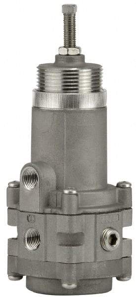 ARO/Ingersoll-Rand - 3/8 NPT Port, 20 CFM, Stainless Steel Diaphragm Operated Regulator - 2 to 150 psi Range, 250 Max psi Supply Pressure, 1/4" Gauge Port Thread, 2-1/2" Wide x 6.89" High - Americas Tooling