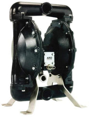 ARO/Ingersoll-Rand - 1-1/2" NPT, Metallic, Air Operated Diaphragm Pump - Santoprene Diaphragm, Aluminum Housing - Americas Tooling