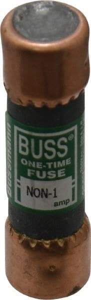 Cooper Bussmann - 125 VDC, 250 VAC, 1 Amp, Fast-Acting General Purpose Fuse - Fuse Holder Mount, 50.8mm OAL, 50 at AC/DC kA Rating, 9/16" Diam - Americas Tooling