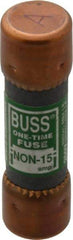 Cooper Bussmann - 125 VDC, 250 VAC, 15 Amp, Fast-Acting General Purpose Fuse - Fuse Holder Mount, 50.8mm OAL, 50 at AC/DC kA Rating, 9/16" Diam - Americas Tooling